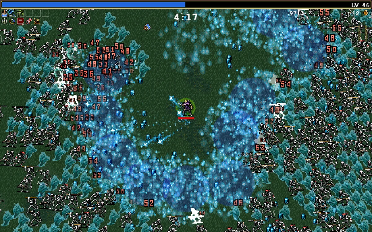 Vampire Survivors — игровой экран