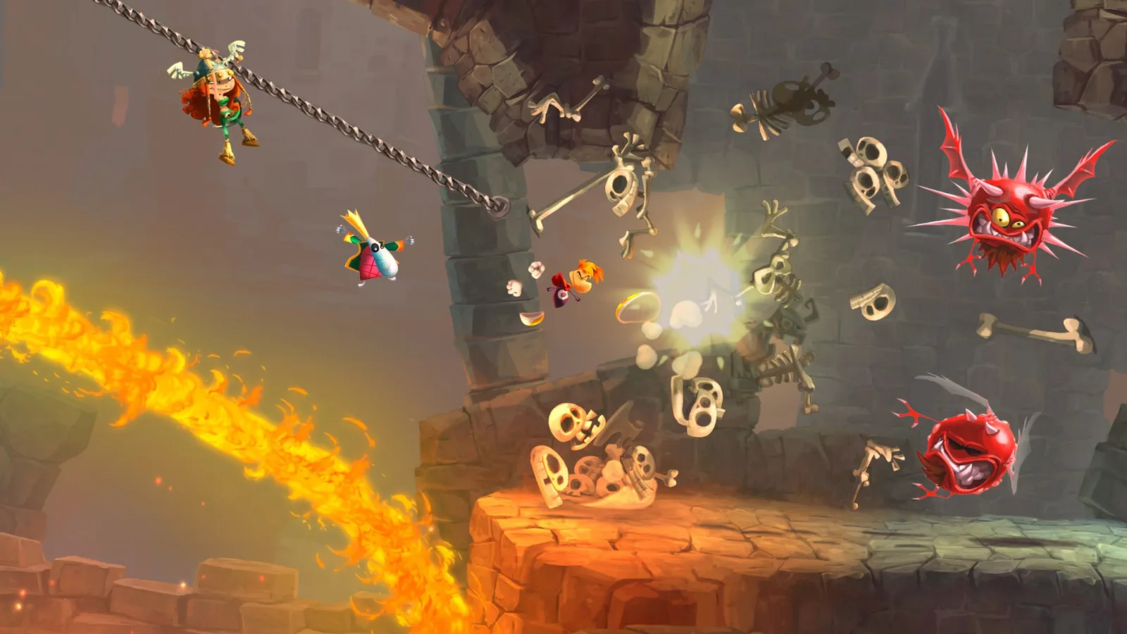 RaymanLegends — игровой экран