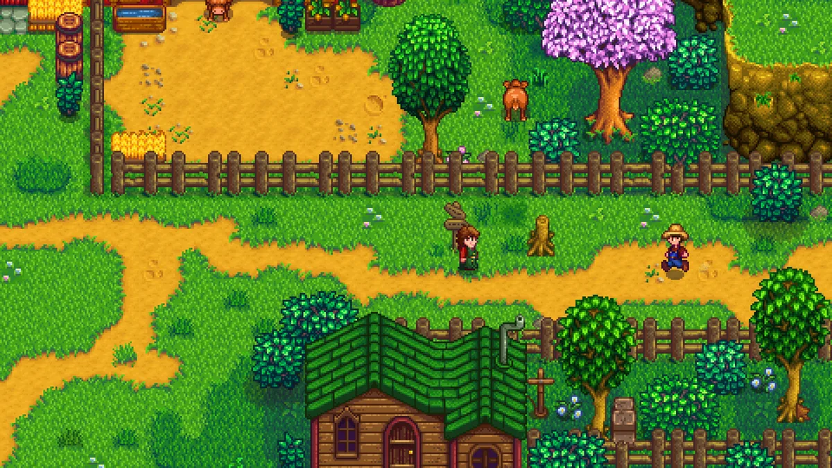 Stardew Valley — игровой экран