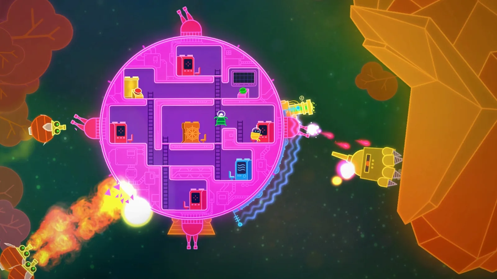 LoversinaDangerousSpacetime — игровой экран