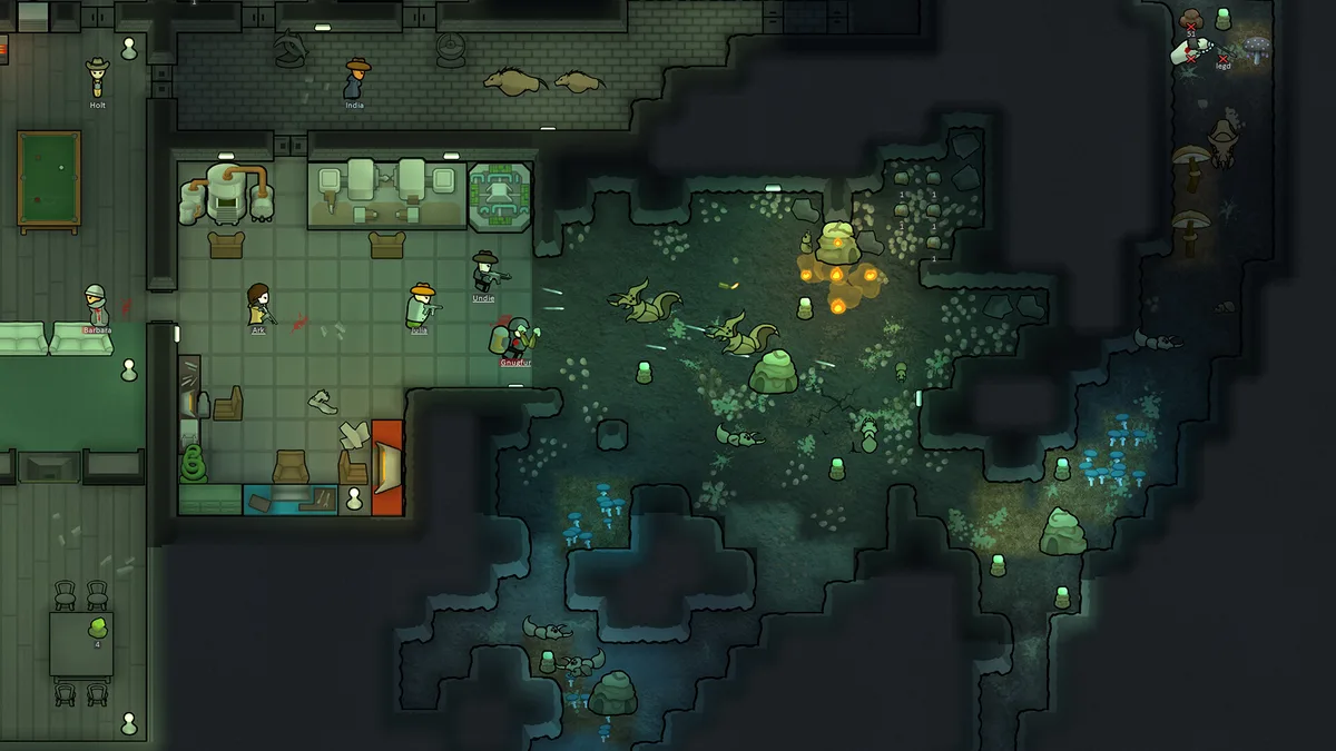 RimWorld — игровой экран