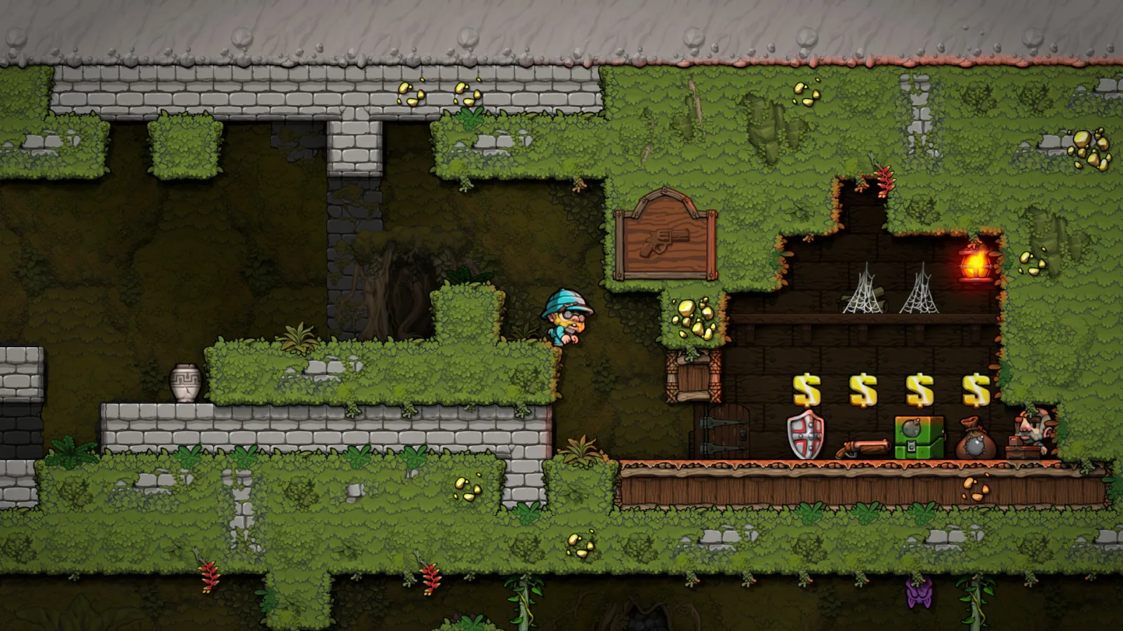 Spelunky2 — игровой экран