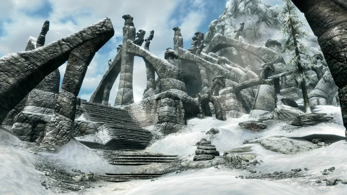 Skyrim Special Edition — игровой экран