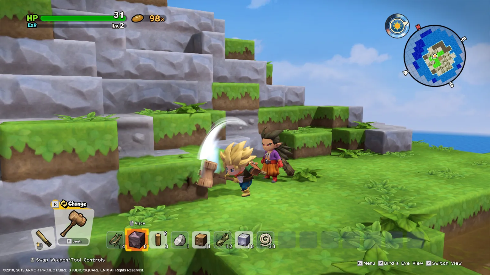 DragonQuestBuilders2 — игровой экран