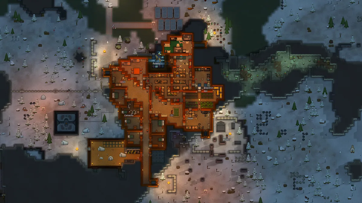 RimWorld — игровой экран