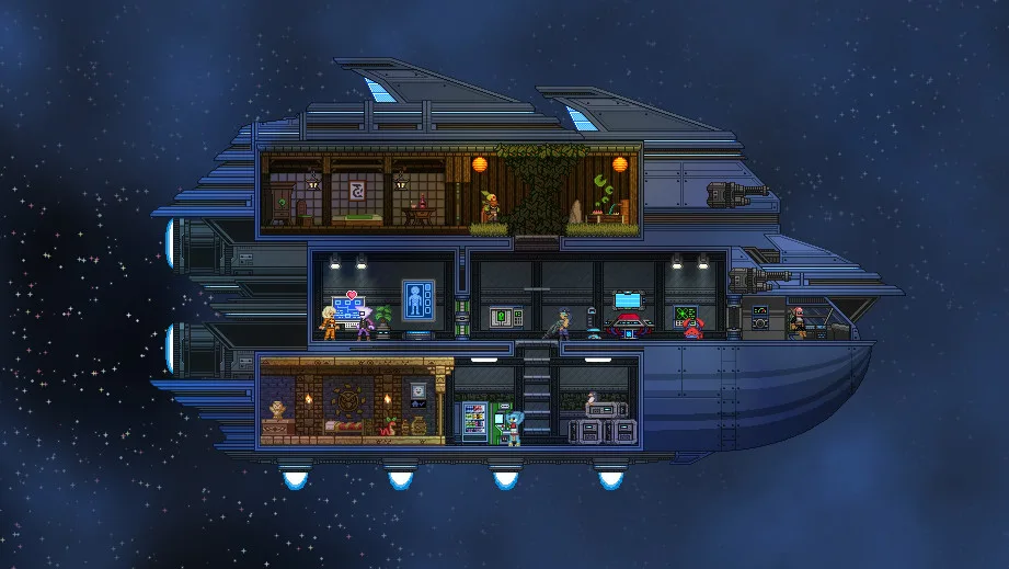 Starbound — игровой экран