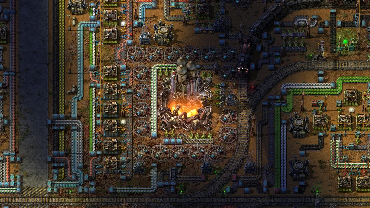 Factorio — игровой экран