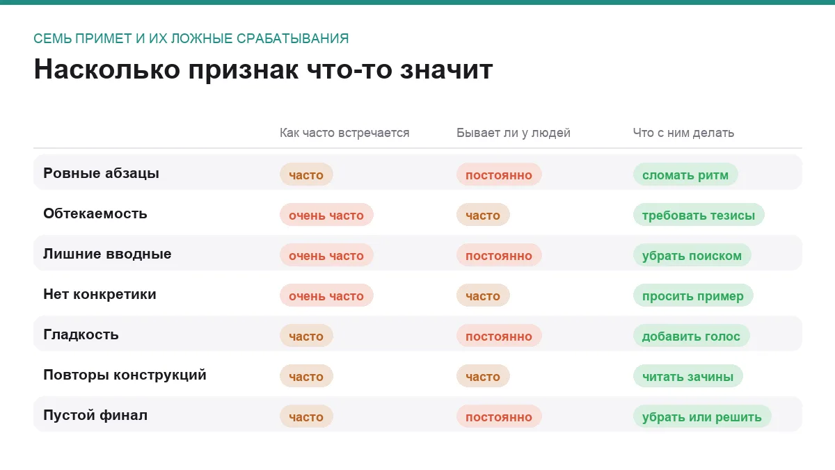 Инфографика: частота признака, бывает ли он у людей и что с ним делать