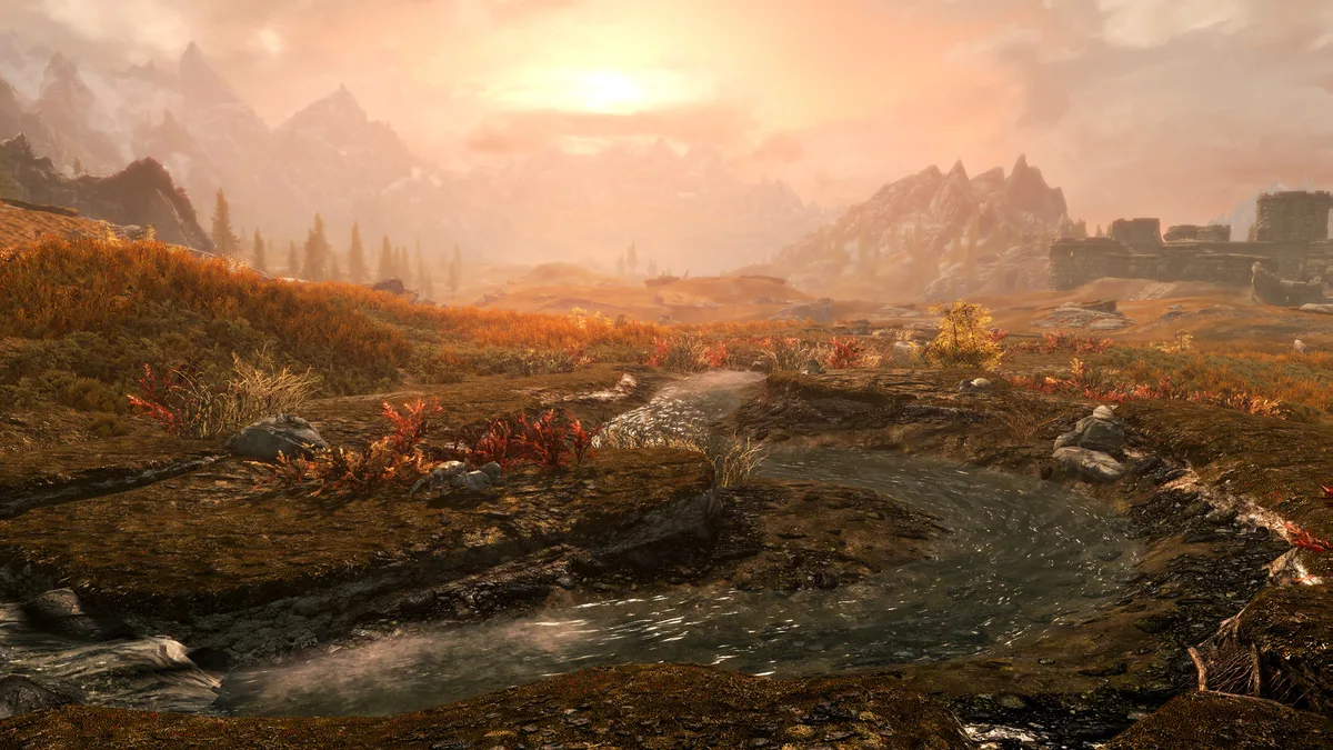 Skyrim Special Edition — игровой экран