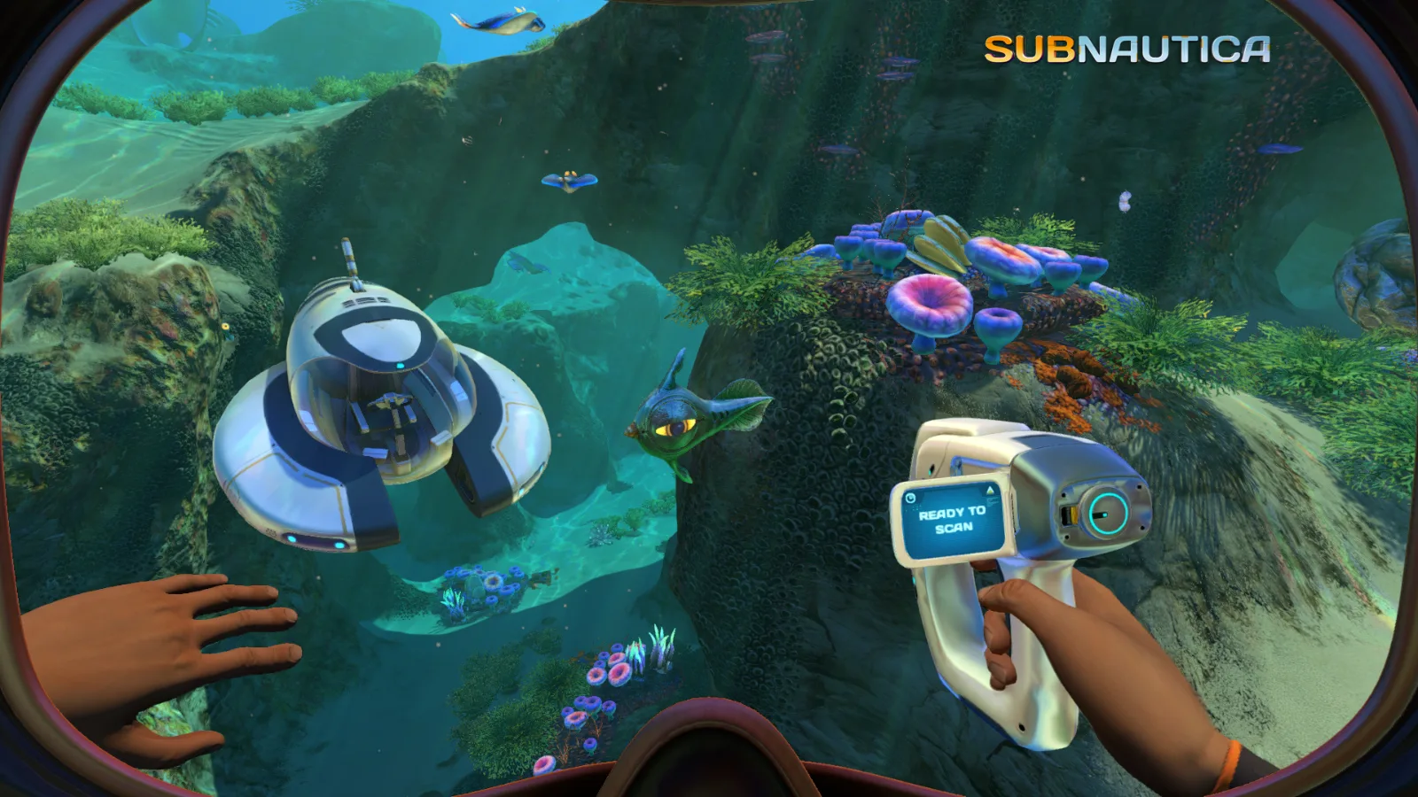 Subnautica — игровой экран