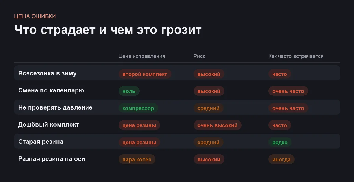 Инфографика: цена исправления ошибки и уровень риска