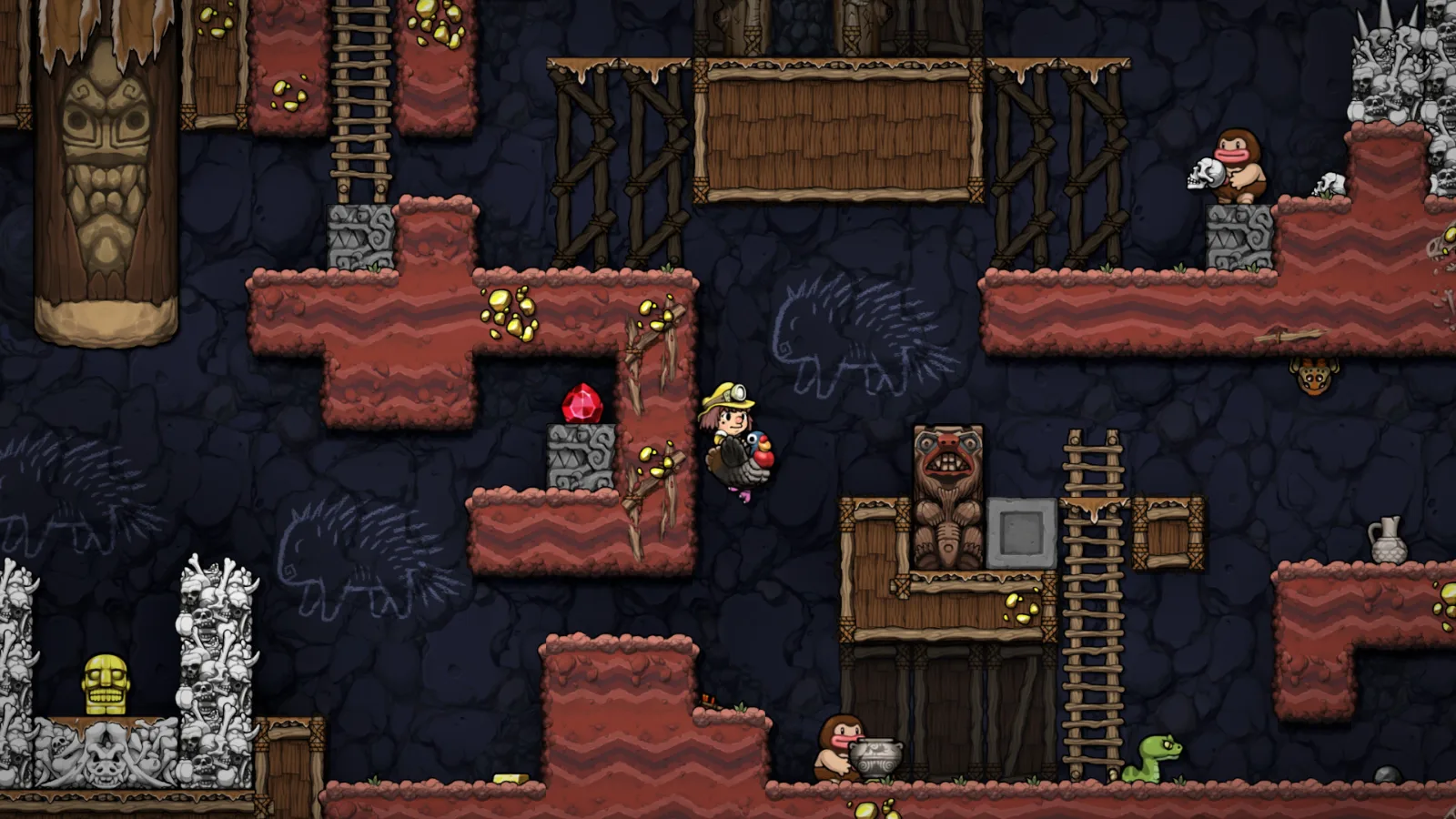 Spelunky2 — игровой экран