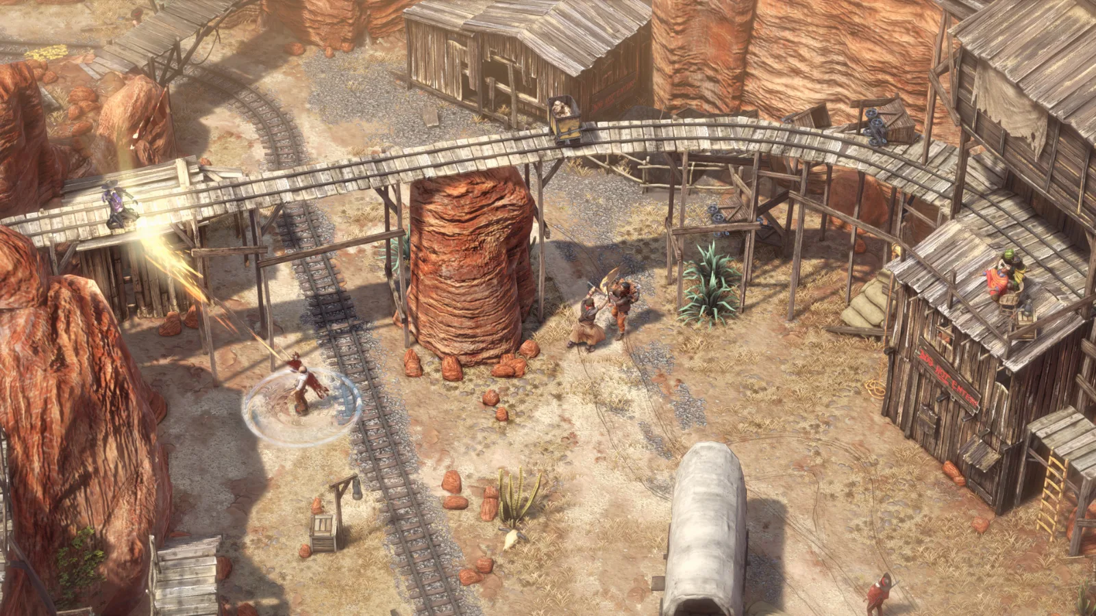 Desperados III — игровой экран