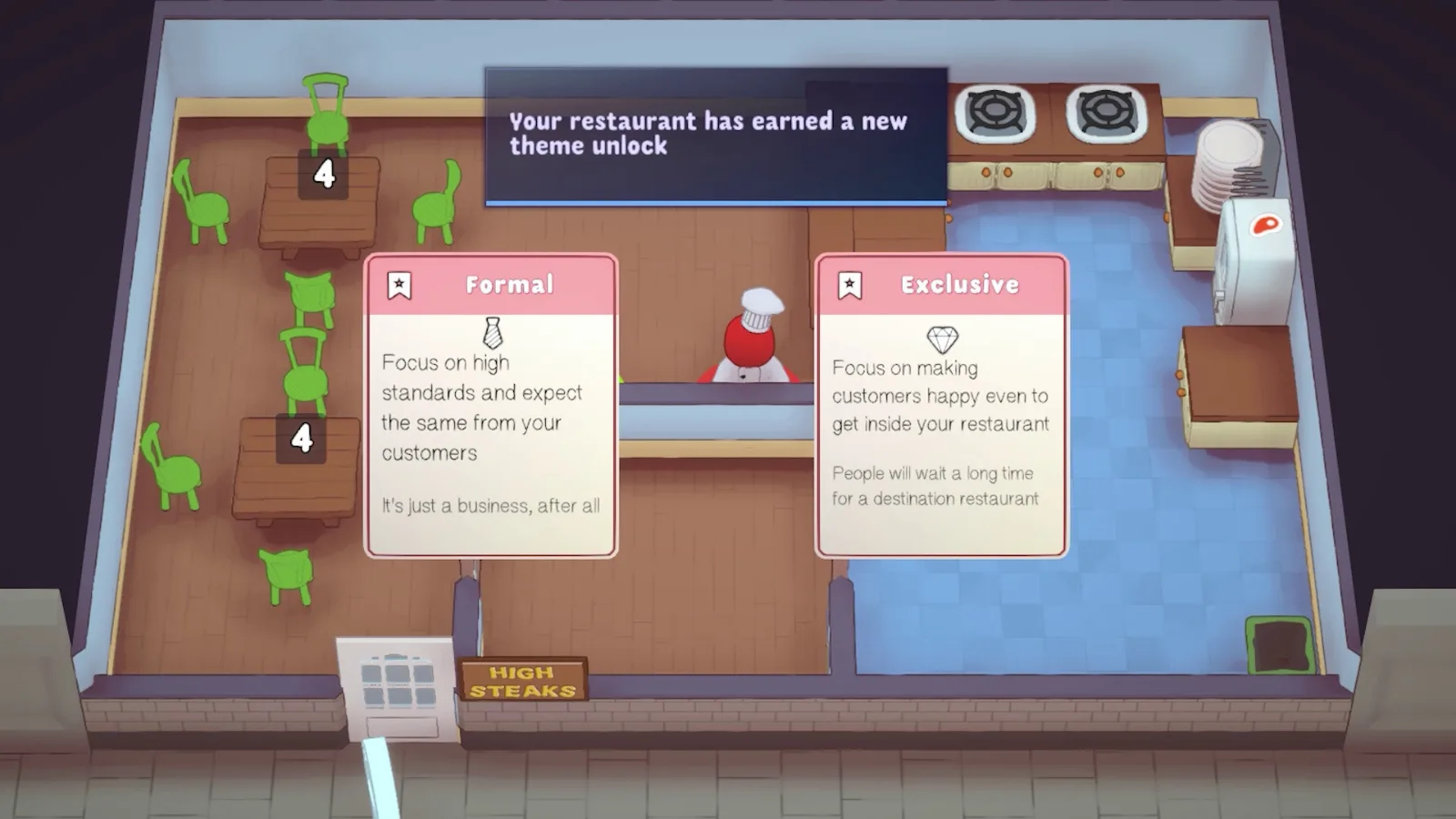 PlateUp — игровой экран