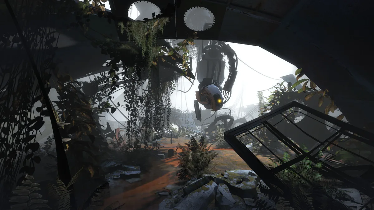 Portal 2 — игровой экран