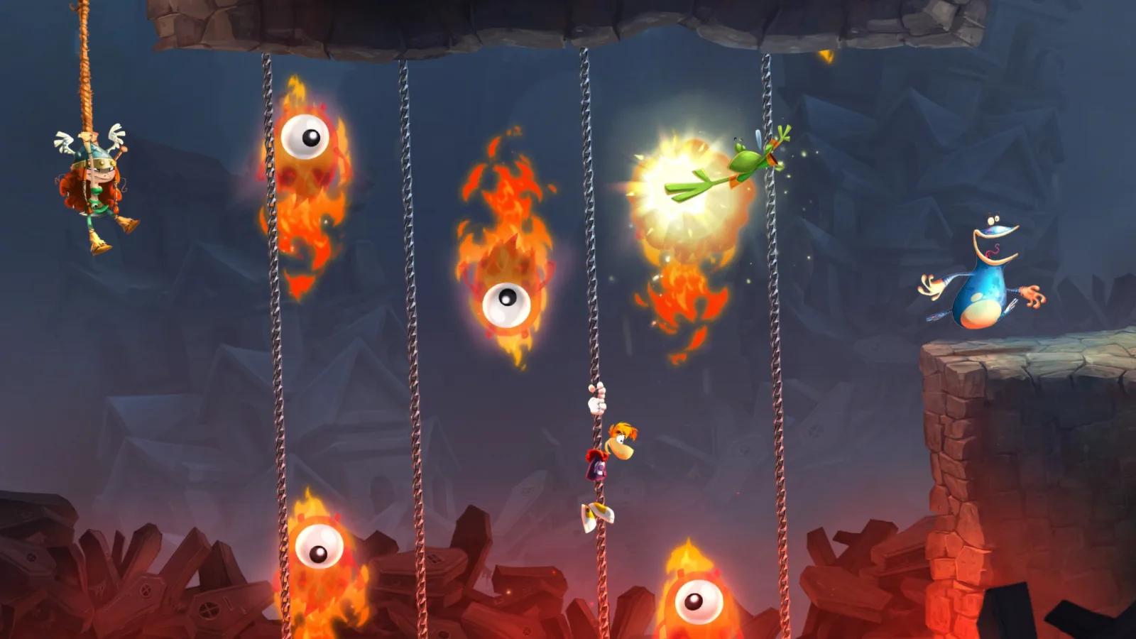 RaymanLegends — игровой экран