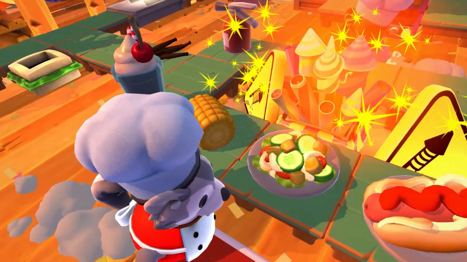 Overcooked! 2 — игровой экран