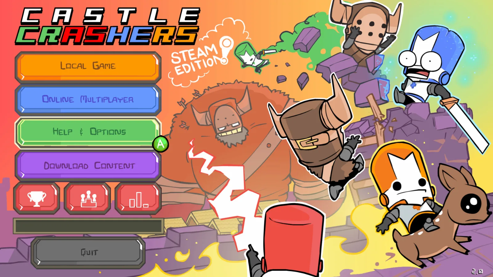 CastleCrashers — игровой экран