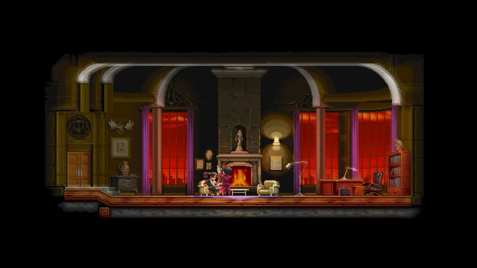 Katana ZERO — игровой экран