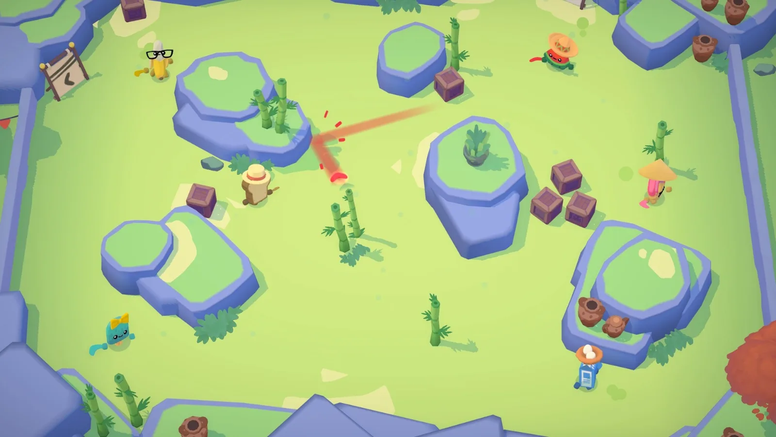 BoomerangFu — игровой экран