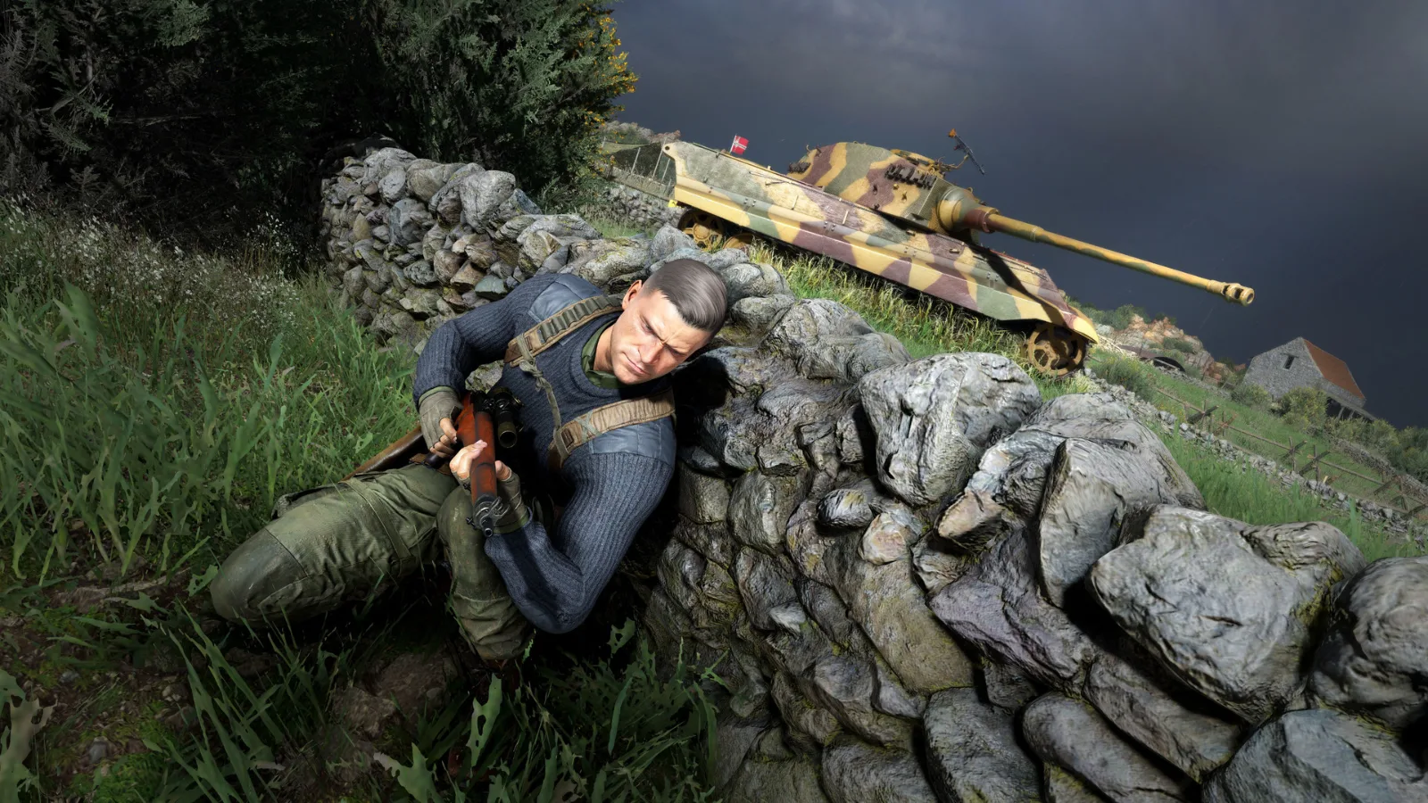 SniperElite5 — игровой экран