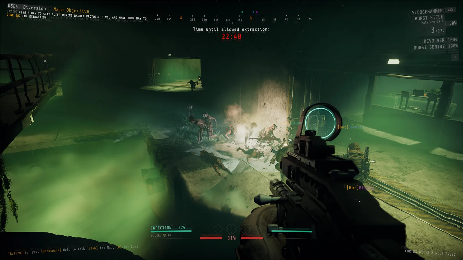 GTFO — игровой экран