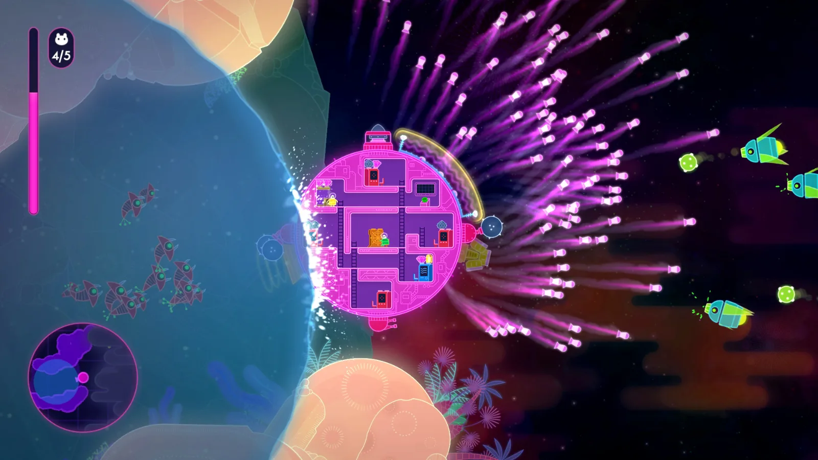 LoversinaDangerousSpacetime — игровой экран
